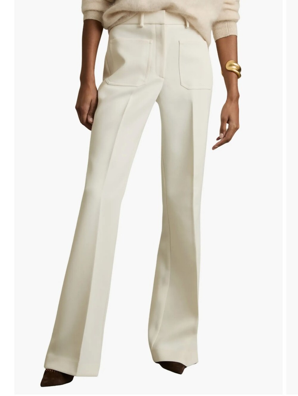 Reiss Cream Pants *18 *Gorgeous* NWT